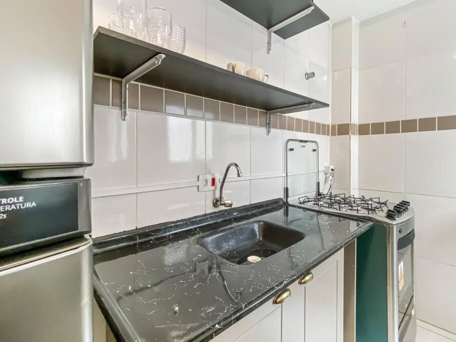 Apartamento Solomon Temple Bras Kitchen Bed Linen Equipped São Paulo